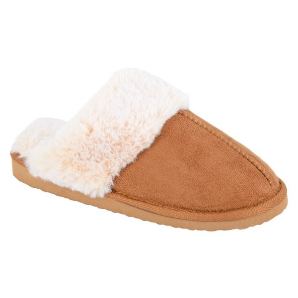 Sleepers Dam/Dam Jeanie Mule Tofflor 8 UK Tan Tan 8 UK