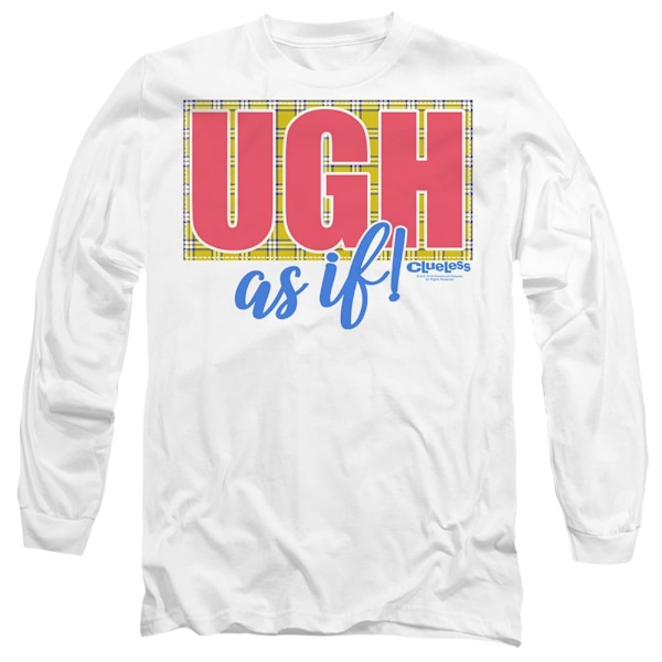 Clueless Unisex Vuxen Ugh As If T-Shirt XL Vit White XL