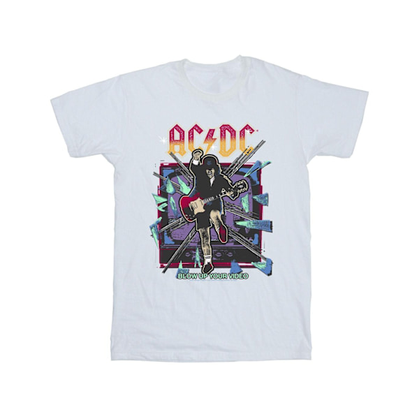 ACDC Blow Up Your Video Jump T-shirt för män, 4XL, vit White 4XL