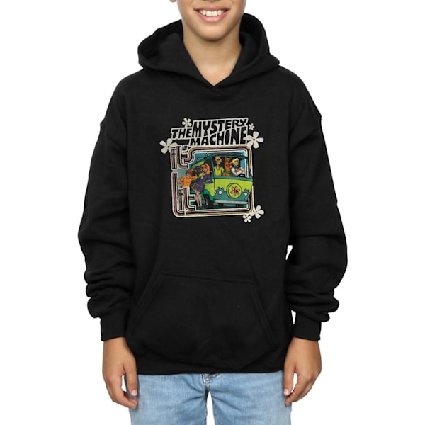 Scooby Doo Boys Mystery Machine Hoodie 7-8 år Svart Black 7-8 Years
