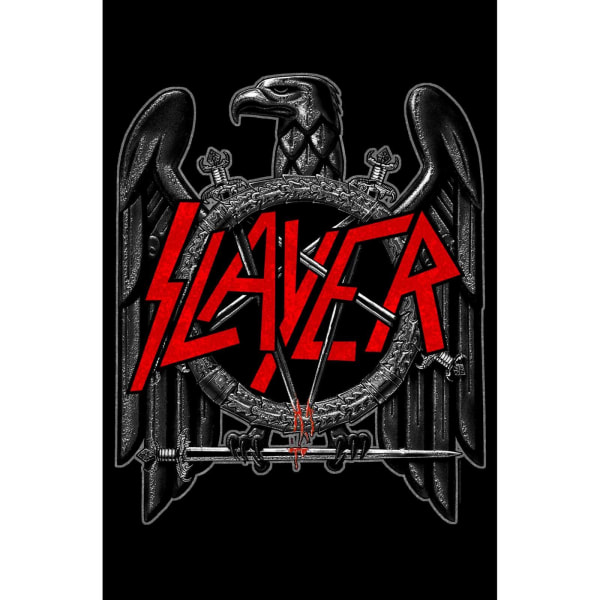 Slayer Eagle Textile Poster 106cm x 70cm Svart/Röd Black/Red 106cm x 70cm