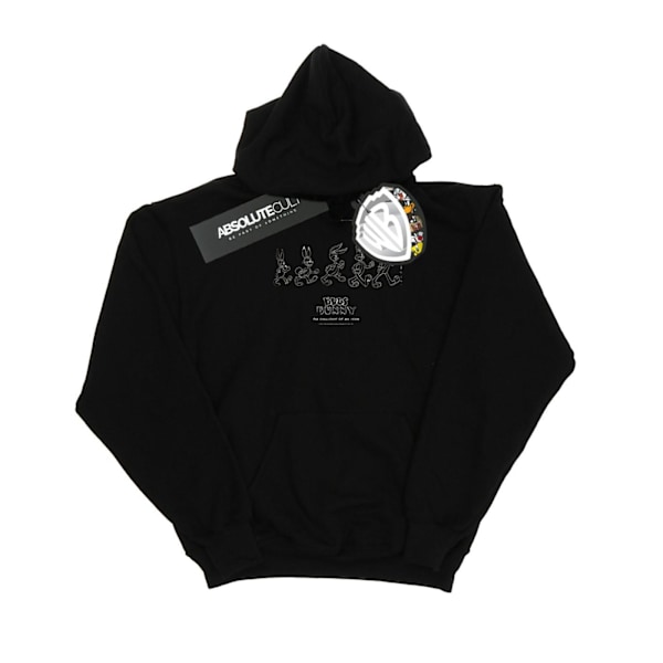 Looney Tunes Herr Bugs Bunny Evolution Hoodie XXL Svart Black XXL