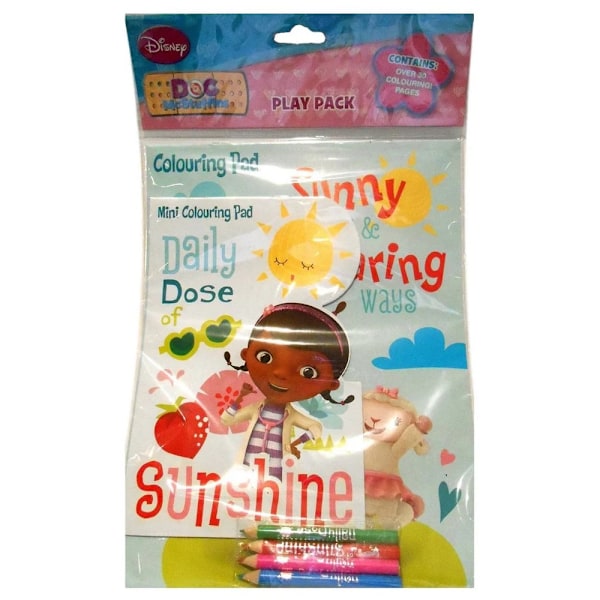 Doc McStuffins Sunny Days Färgbok Set (6-pack) En Storlek Multifärgad Multicoloured One Size