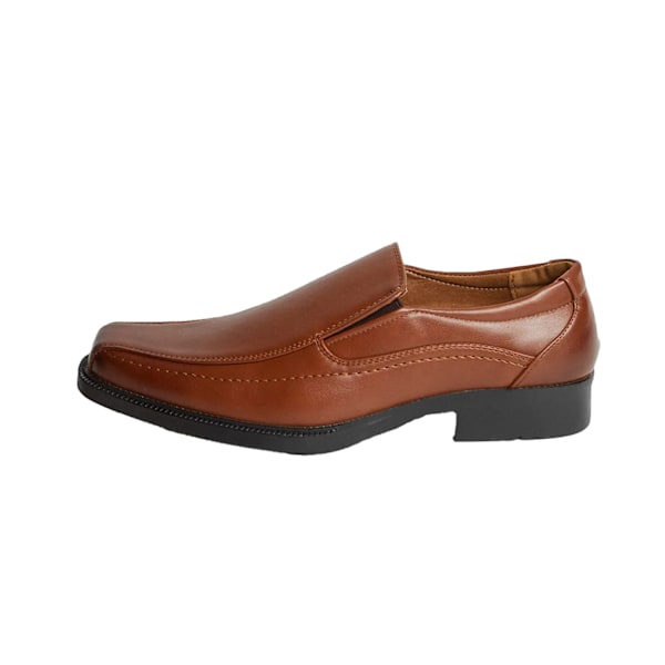 Maine Herr Smart Faux Läderskor 10 UK Tan Tan 10 UK