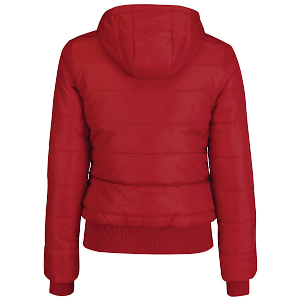 B&C Dam/Damer Superhood Bomberjacka XXL Röd Red XXL