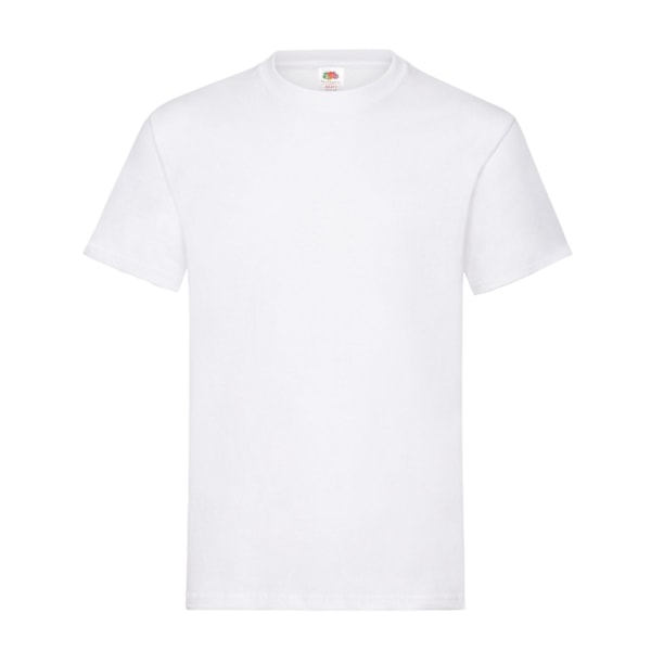 Fruit of the Loom Unisex Vuxen Enfärgad Bomull Tung T-shirt 3XL W White 3XL