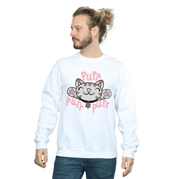 Big Bang Theory Soft Kitty Purr Sweatshirt XXL Vit White XXL