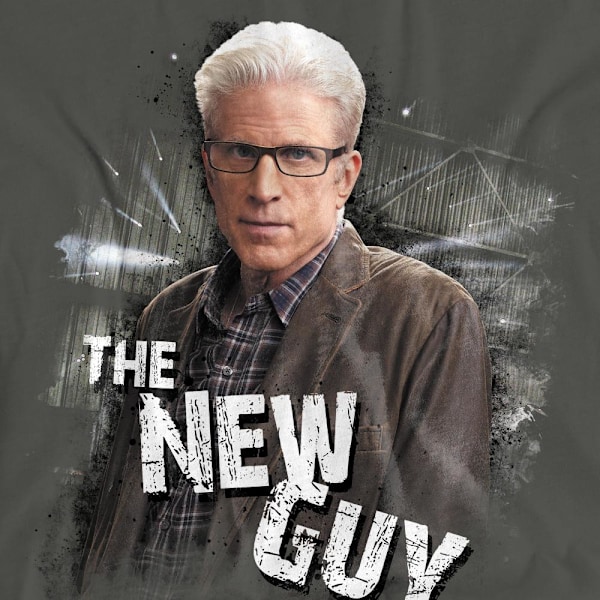 CSI Unisex Vuxen The New Guy T-Shirt XL Kolgrå Charcoal XL
