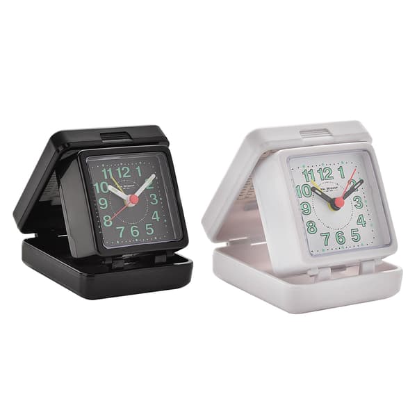 Hometime Quartz Rese Analog Väckarklocka One Size Vit White One Size