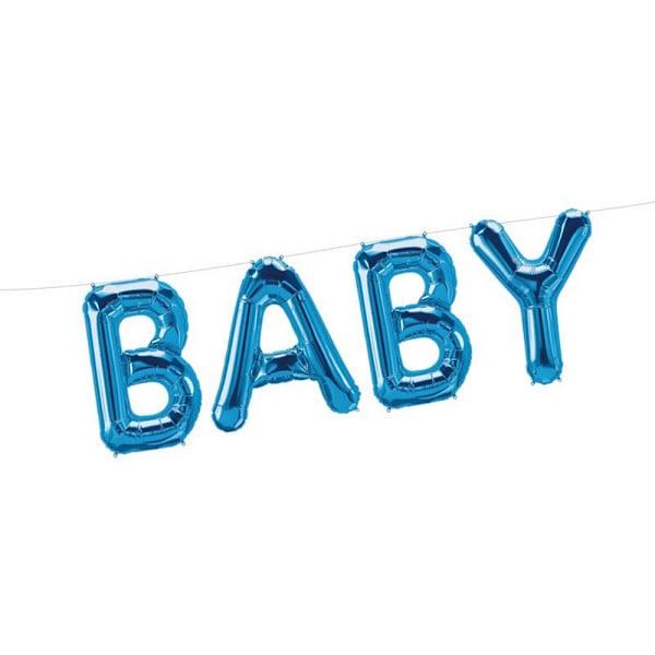 Eurowrap Baby Folieballong En Storlek Blå Blue One Size