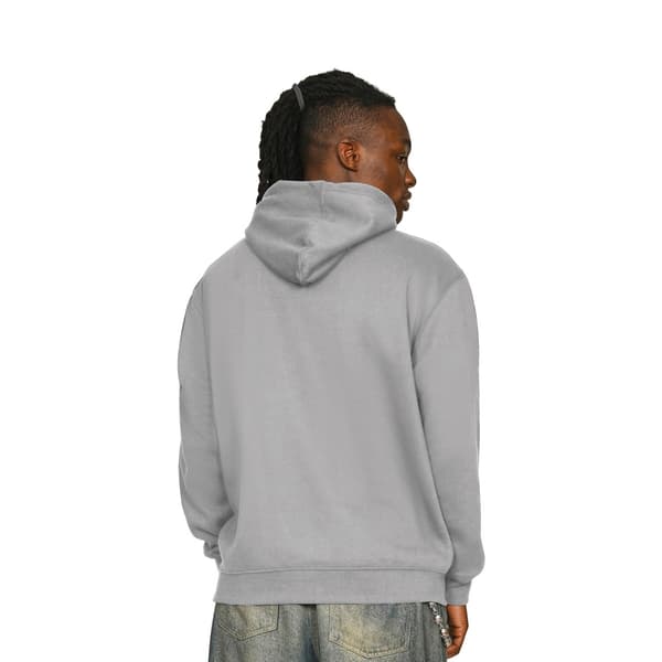Casual Classics Unisex Vuxen Premium Kammad Bomull Oversized Huvtröja Lunar Grey L