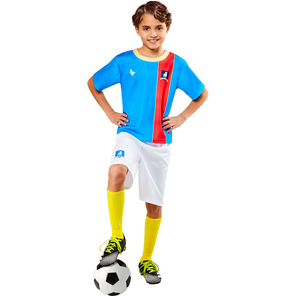 Ted Lasso Pojkar AFC Richmond Fotbollströja Kostym Set 5-7 År Blue/White/Red 5-7 Years