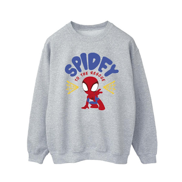Marvel Herr Spidey And His Amazing Friends Rescue Sweatshirt 4X Sports Grey 4XL