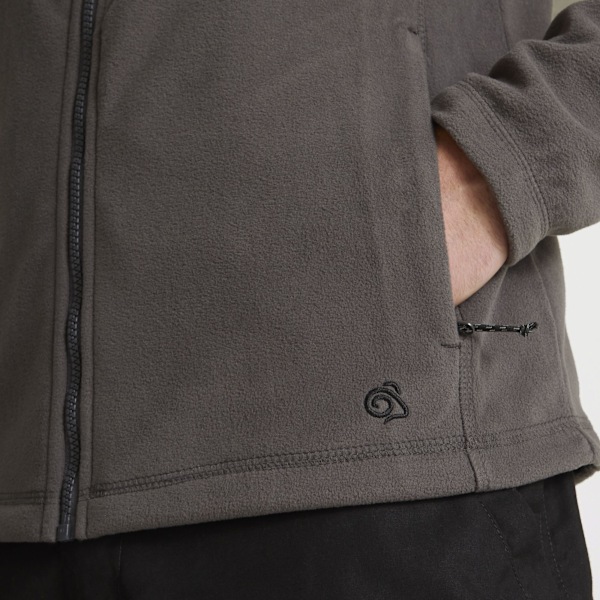 Craghoppers Mens Expert Corey 200 Microfleece Jacka L Carbon G Carbon Grey L