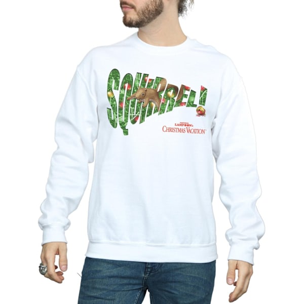 National Lampoon's Christmas Vacation Herr Ekorre Träd Sweatshirt White L