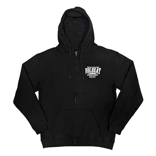 Volbeat Unisex Adult Louder And Faster Back Print Full Zip Hood Black XL