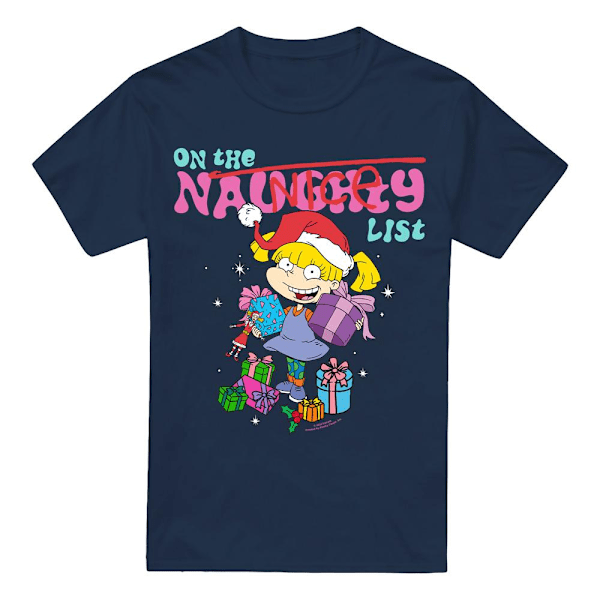 Rugrats Herr Naughty Angelica Jul T-shirt L Marinblå Navy L