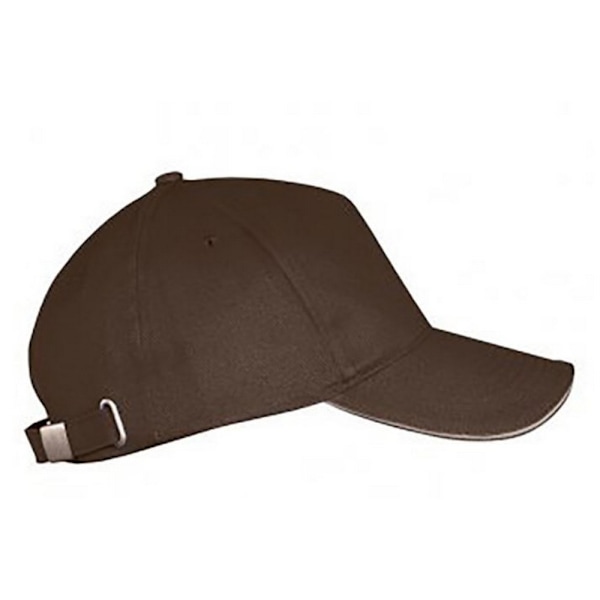 SOLS Unisex Long Beach Cap One Size Choklad/Beige Chocolate/Beige One Size