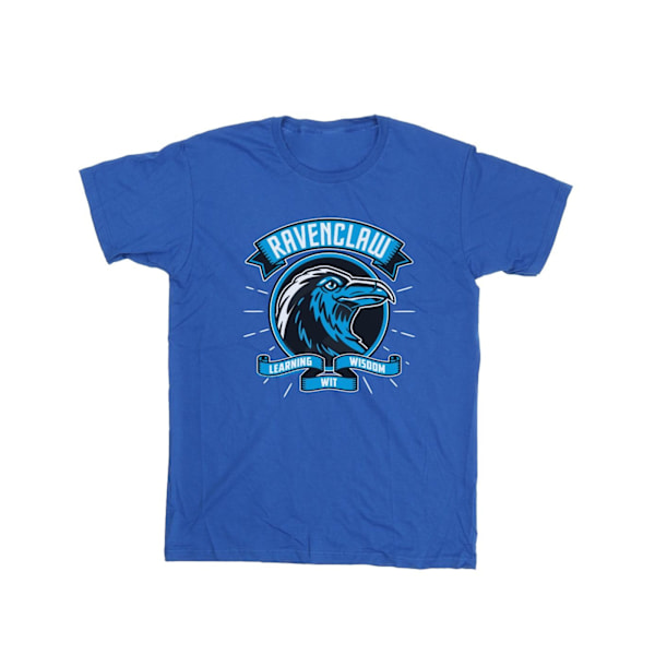 Harry Potter Flickor Ravenclaw Toon Crest Bomull T-shirt 9-11 År Royal Blue 9-11 Years