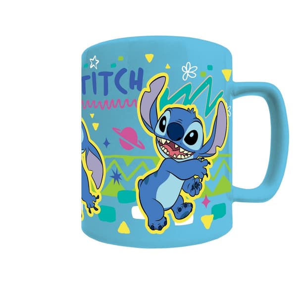 Lilo & Stitch Stitch Fuzzy Mugg En Storlek Blå Blue One Size