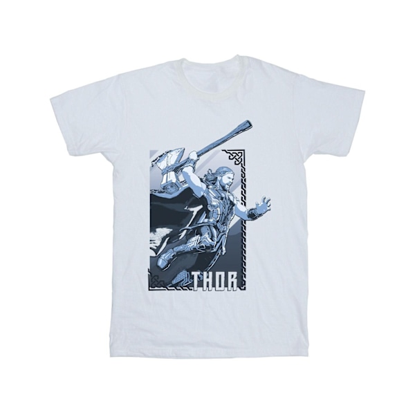 Marvel Herr Thor Love And Thunder Attack T-Shirt M Vit White M