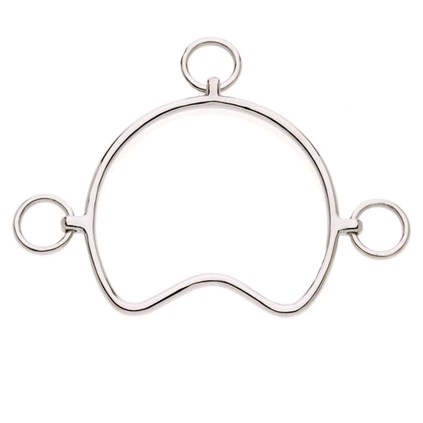 Lorina Chifney Bit 5in Silver Silver 5in