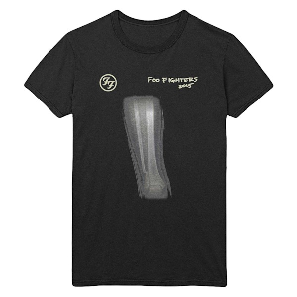 Foo Fighters Unisex Adult X-Ray T-Shirt L Svart Black L