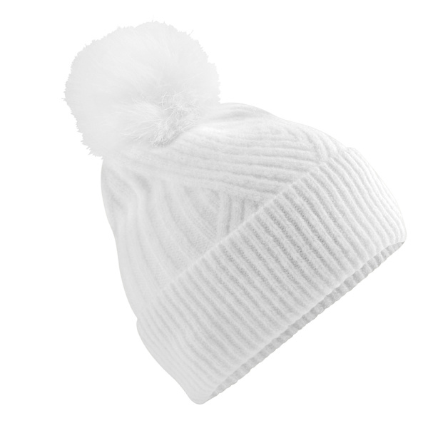 Beechfield Snow Luxe Mössa En Storlek Vit White One Size