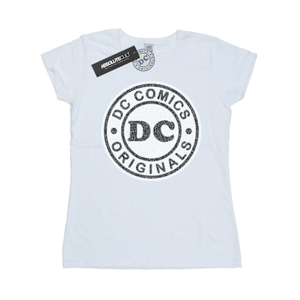 DC Comics Dam/Dam DC Originals Crackle Logo Bomull T-Shir White M