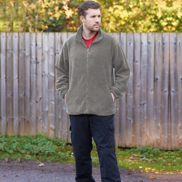 Portwest Herr Argyll Heavy Fleece Anti-Pill Jacka (F400) M Grå Grey M