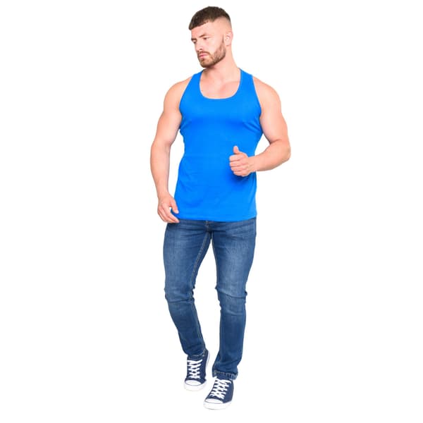 Duke Herr Tanktop D555 Fabio M Blå Blue M