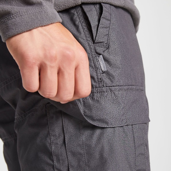 Craghoppers Mens Expert Kiwi Tailored Trousers 42L Carbon Grey Carbon Grey 42L
