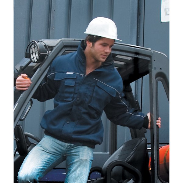 Result Workguard Herr Zip Ärm Högpresterande Vattenavvisande Vindjacka Navy/Navy 2XL