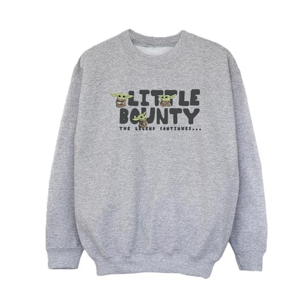 Star Wars The Mandalorian Boys Little Bounty Hunter Sweatshirt Sports Grey 12-13 Years