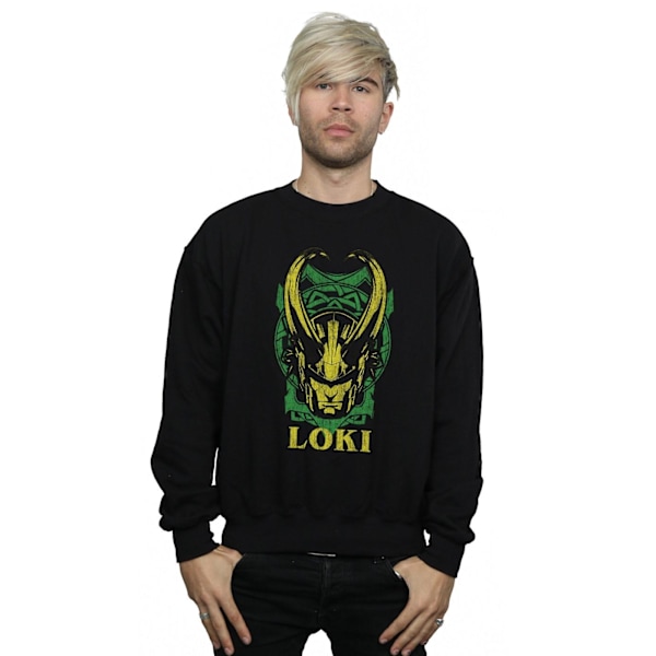 Marvel Herr Loki Badge Sweatshirt 4XL Svart Black 4XL