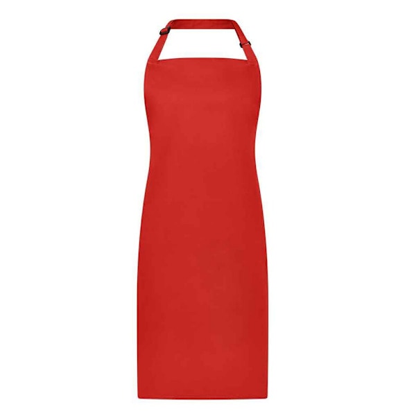 Brand Lab Unisex Vuxen Haklappsförkläde En Storlek Röd Red One Size