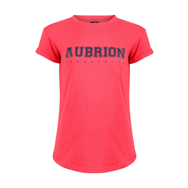 Aubrion Childrens/Kids Repose T-Shirt 7-8 Years Coral Coral 7-8 Years