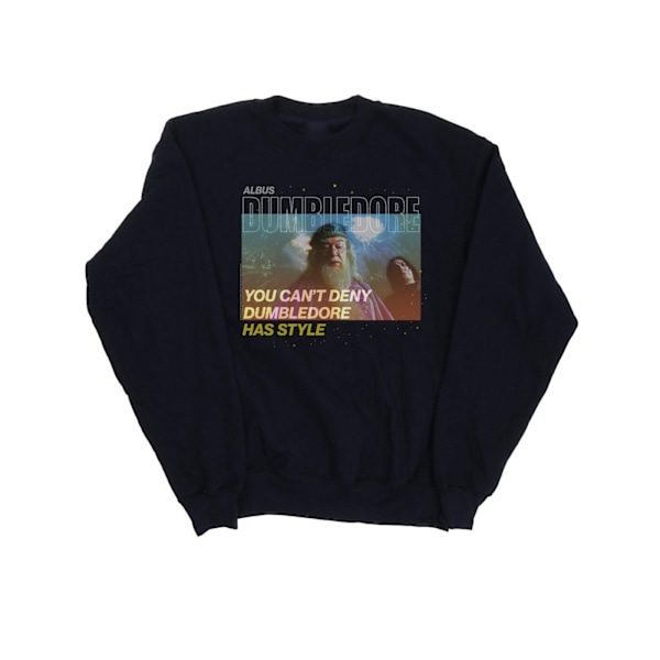 Harry Potter Pojkar Dumbledore Style Sweatshirt 3-4 År Marinblå Navy Blue 3-4 Years