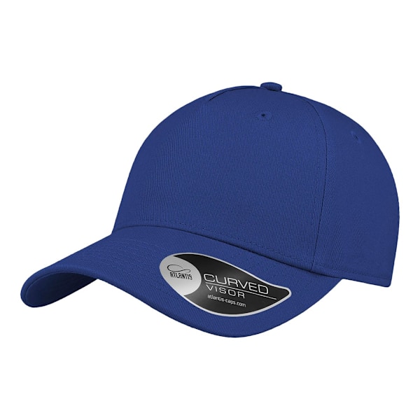 Atlantis 5 Panel Structured Cap One Size Royal Blue Royal Blue One Size