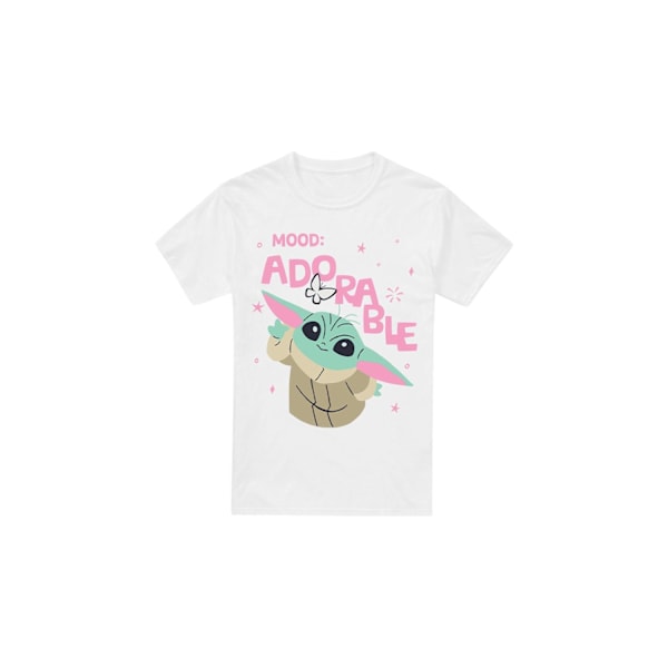 Star Wars: The Mandalorian Herr Mood Bedårande Grogu T-Shirt XL White XL