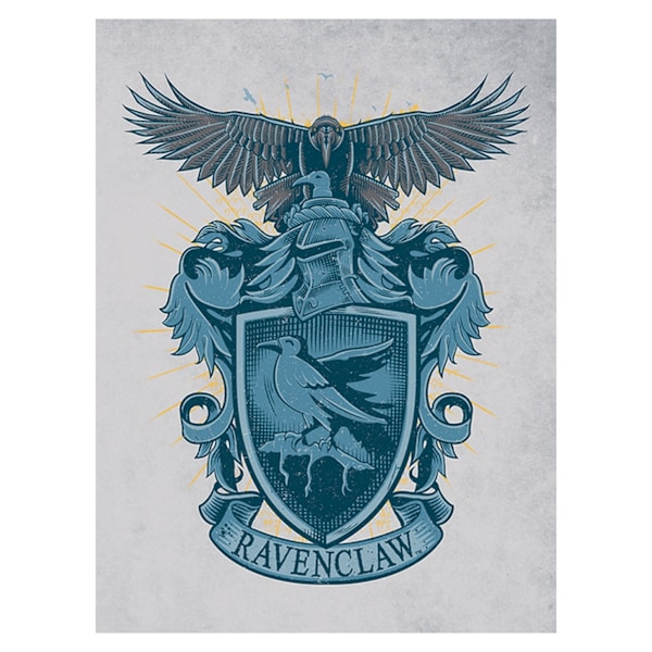 Harry Potter Ravenclaw Canvas Print 60cm x 80cm Blå Blue 60cm x 80cm
