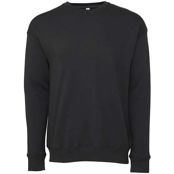 Bella + Canvas Unisex Drop Shoulder Sweatshirt XS DTG Mörkgrå DTG Dark Grey XS