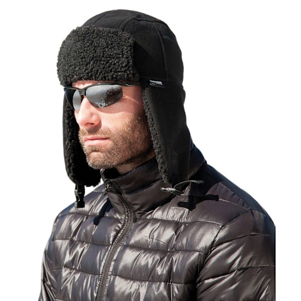 Result Winter Essentials Sherpa Thinsulate Bomber Hat L Svart Black L