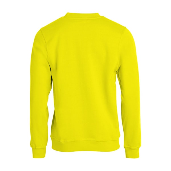 Clique Unisex Vuxen Basic Rund Hals Sweatshirt M Synlighet Gul Visibility Yellow M