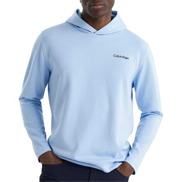 Calvin Klein Herr Golf Tröja L Blåklocka Blue Bell L