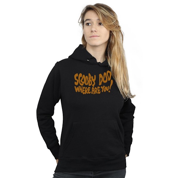 Scooby Doo Dam/Damer Var Är Du Spöklik Hoodie S Svart Black S