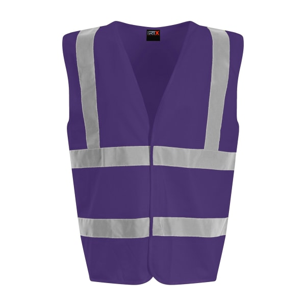 PRO RTX Unisex Vuxen ärmlös Hi-Vis-väst XXL Lila Purple XXL