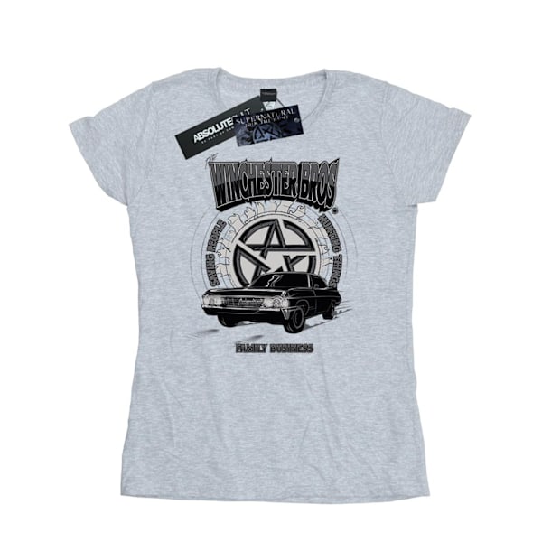 Supernatural Dam/Damer Winchester Bros Bomull T-shirt XXL S Sports Grey XXL