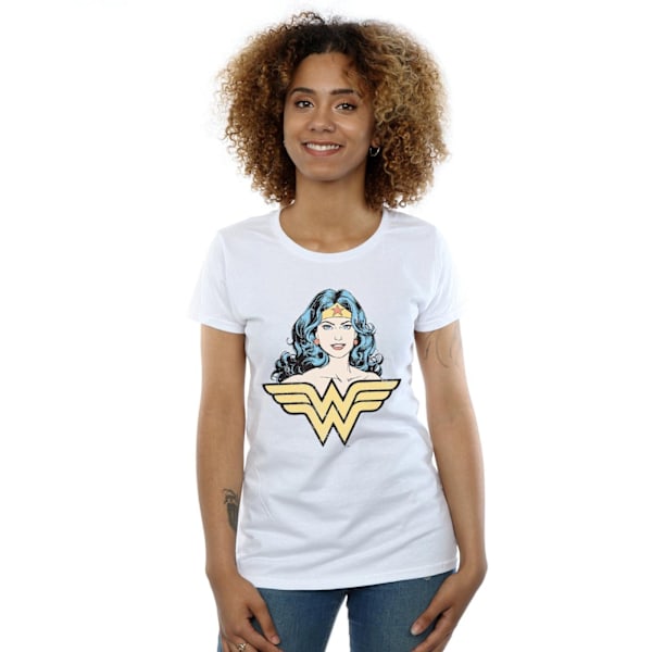 Wonder Woman Dam/Kvinnor Gaze Bomull T-shirt XL Vit White XL