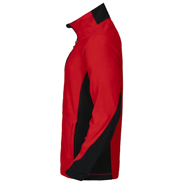 Projob Herr Microfleece Jacka XS Röd Red XS